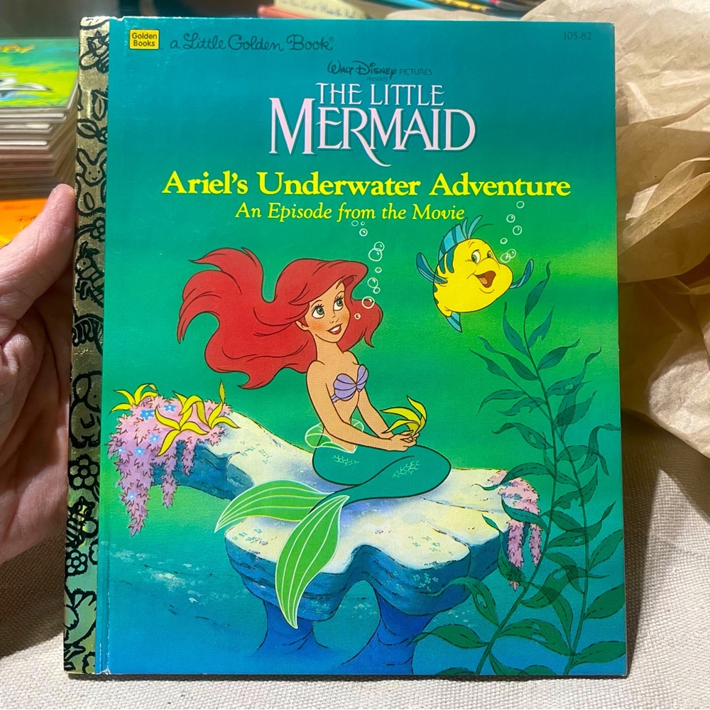 BNWT VTG The Little Golden Book The Little Mermaid Ariel’s Underwater Adventure